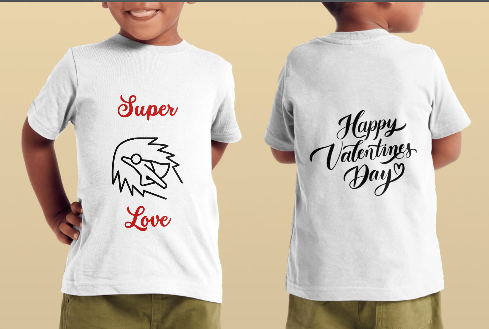 Super Love Graphic TShirt Give Me Entertainment LLC